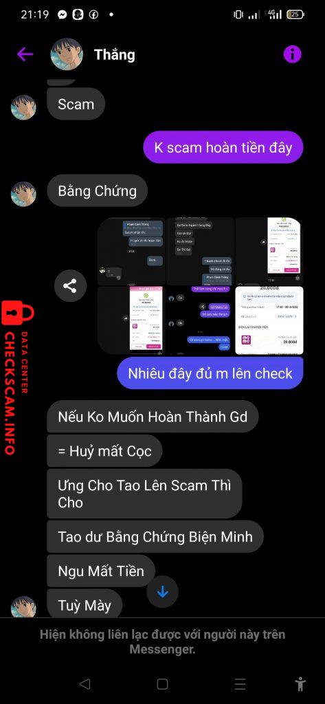 Evidence against TRINH HONG KIEU