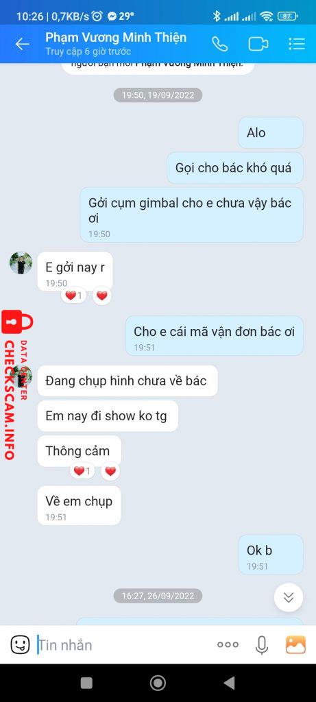 Bukti melawan Phạm vương minh thiện
