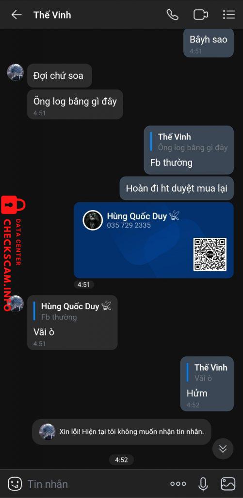 Bukti melawan VO DUY LaP