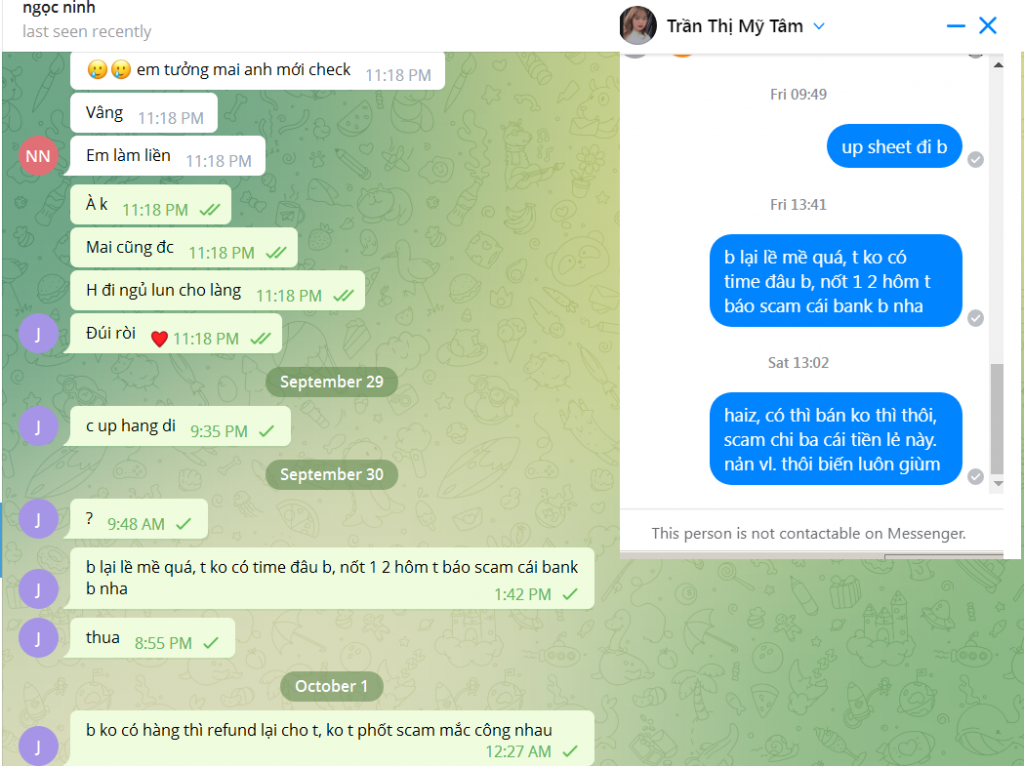 Evidence against Tran Thi My Tam