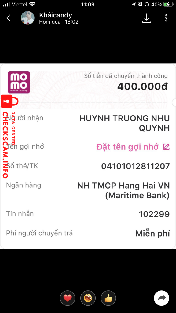 Evidence against HUYNH TRUONG NHU QUYNH