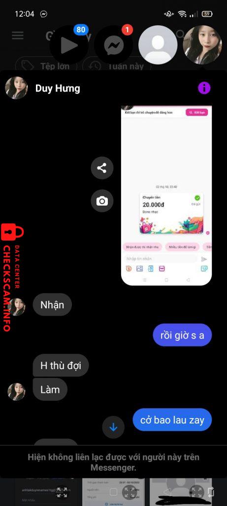 Evidence against Hoàng Duy Hưng