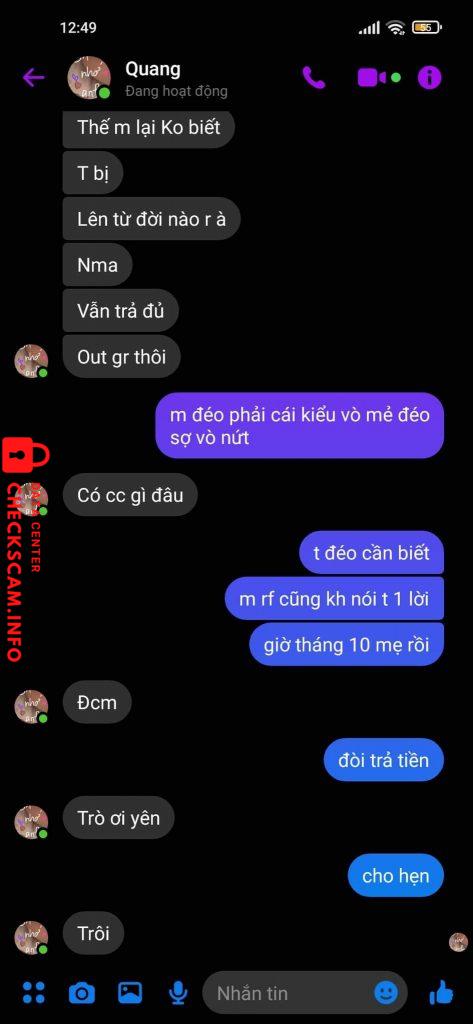 Bukti melawan Đặng Đức Quang