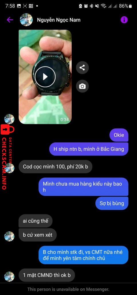 Bukti melawan Nguyen Ngoc Nam