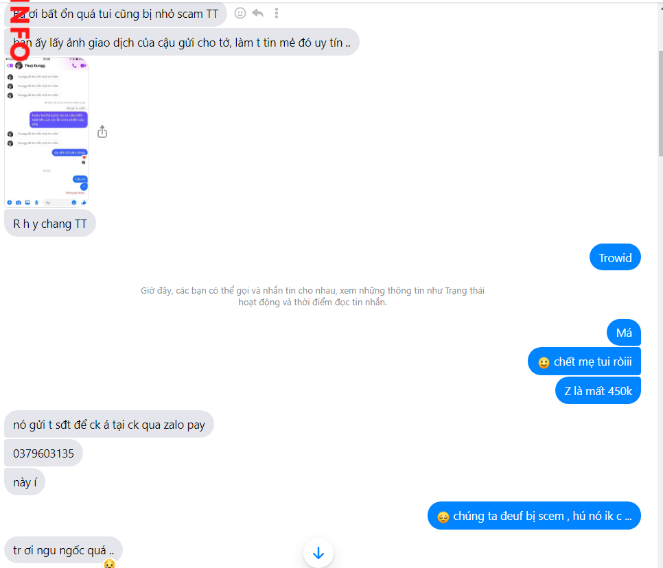 Evidence against Trịnh