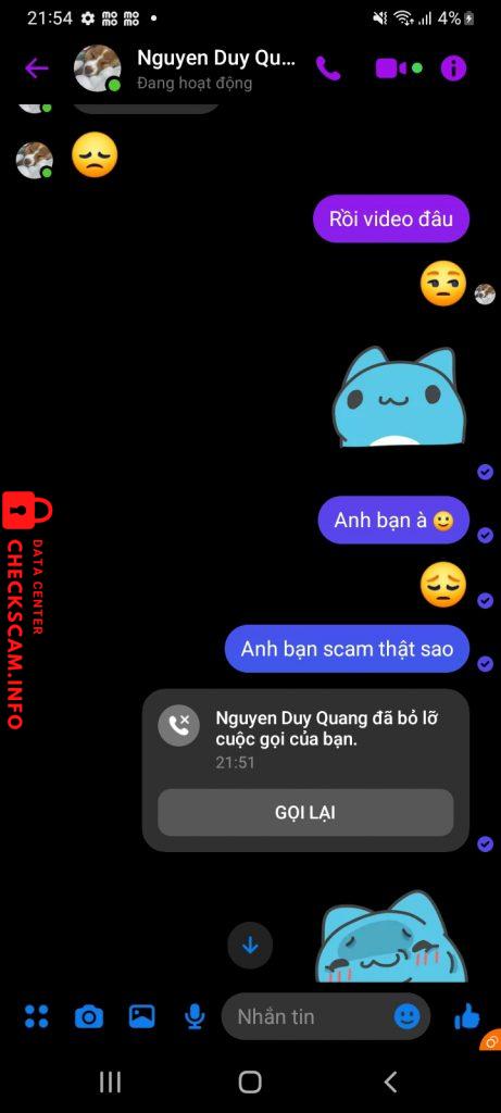 Evidence against NGUYỄN HỮU DUY