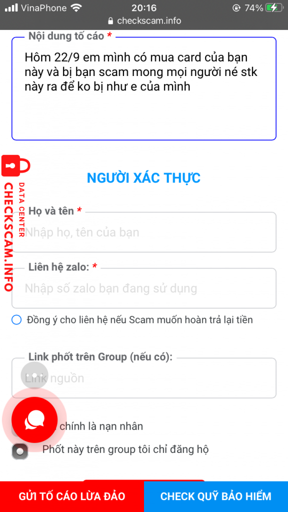 Evidence against Nguyen Thi Tu Nhi