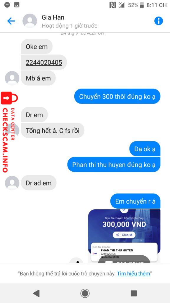 Evidence against Gia Han
