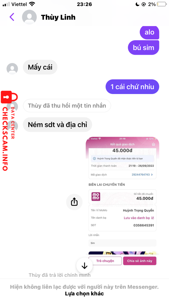 Evidence against Thuỳ Linh