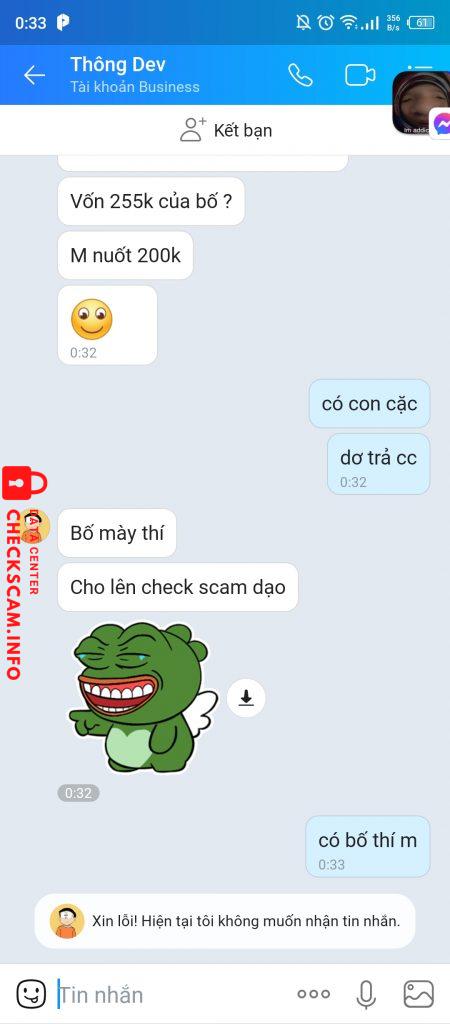 Evidence against Dương Thị Thom