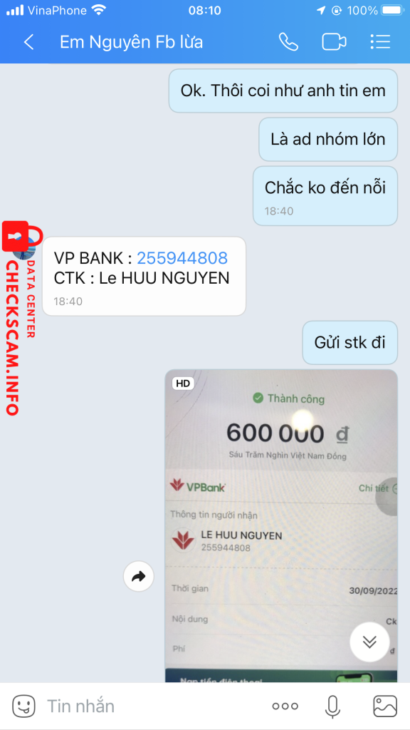 Evidence against LE HUU NGUYEN
