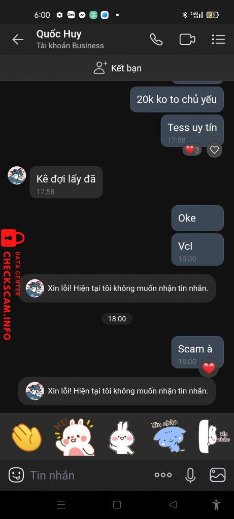 Evidence against Phần Đỗ Quốc Huy