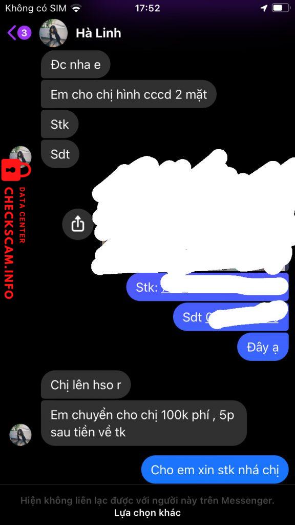 Evidence against NGUYEN HA LINH