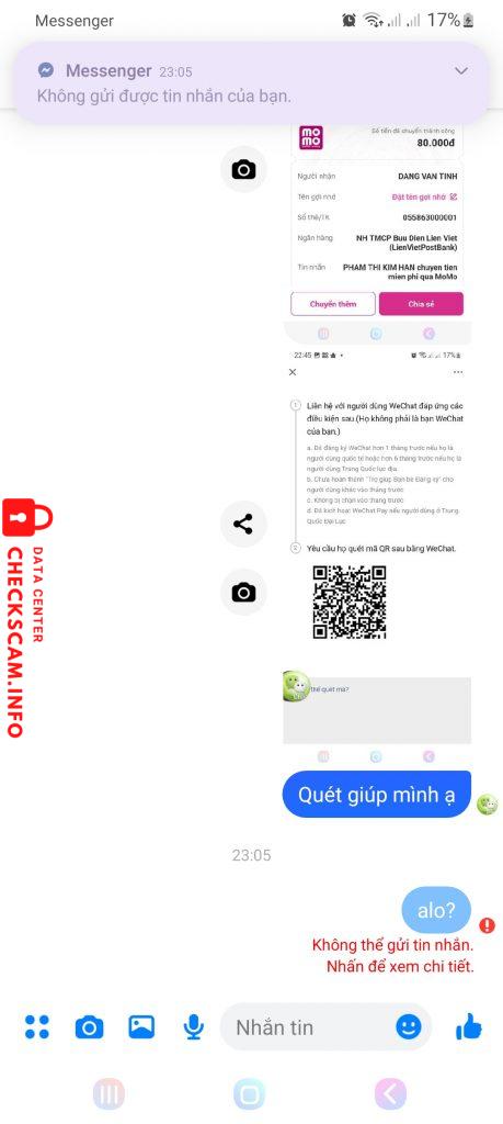 Evidence against DANG VAN TINH