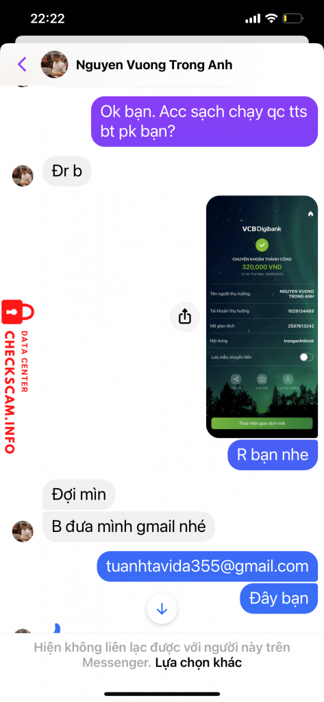 Evidence against Nguyen Vuong Trong Anh