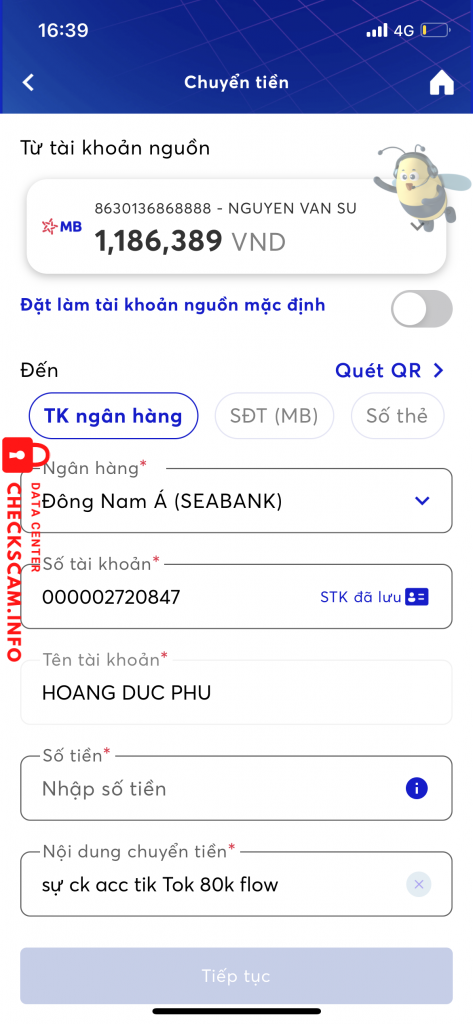 Evidence against HOANG DUC PHU