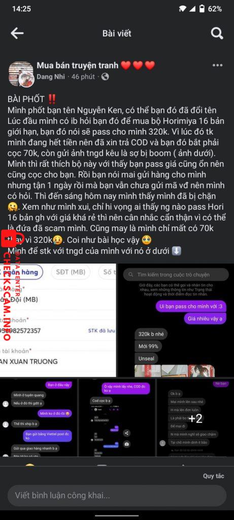 Evidence against TRAN XUAN TRUONG