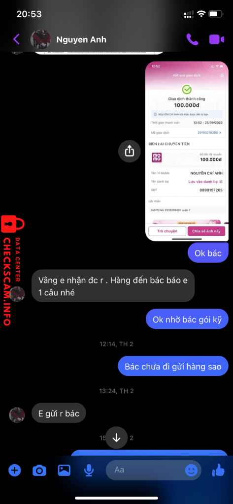 Evidence against NGUYỄN CHÍ ANH