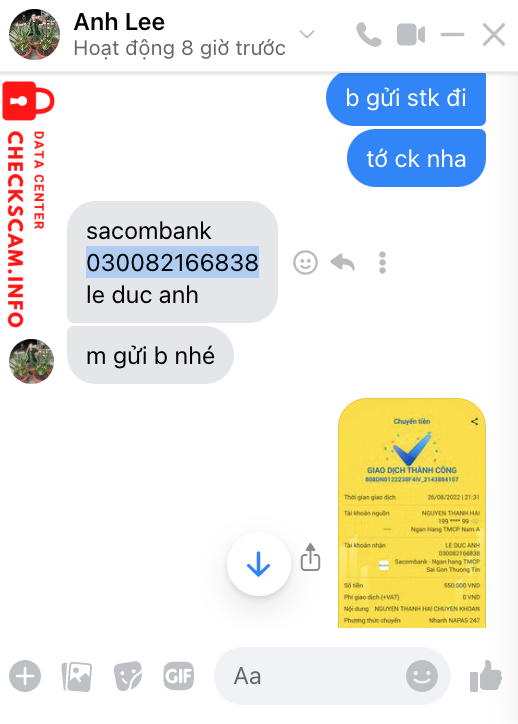 Evidence against LE DUC ANH