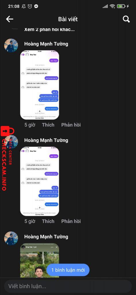 Evidence against LE BA HUU CHUONG