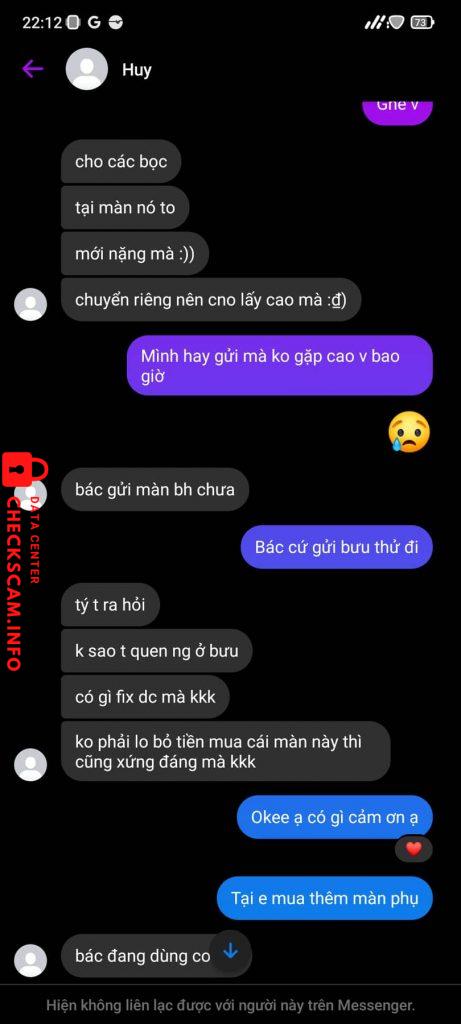 Evidence against VU TUAN HUY