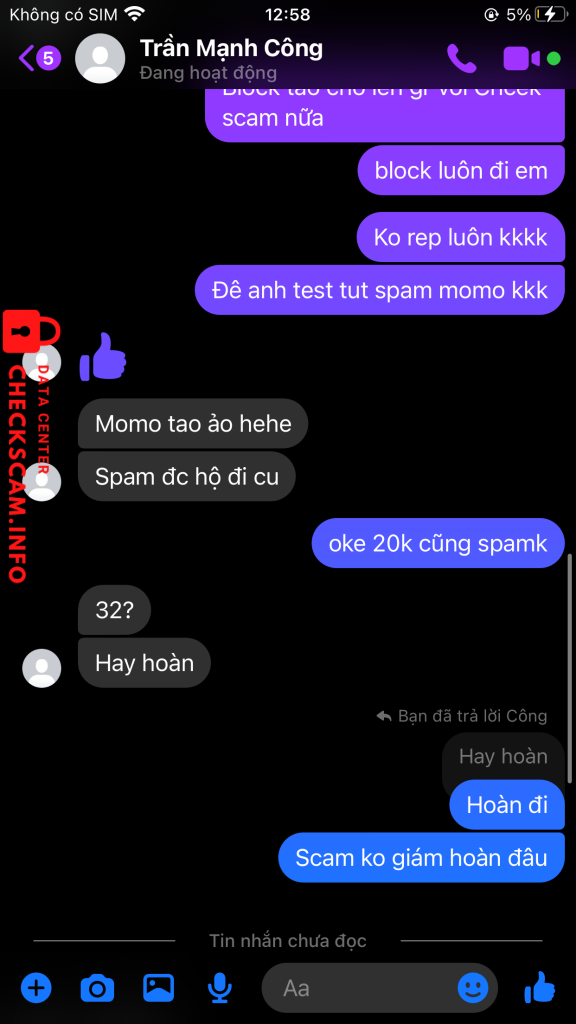 Evidence against Trần Mạnh Công