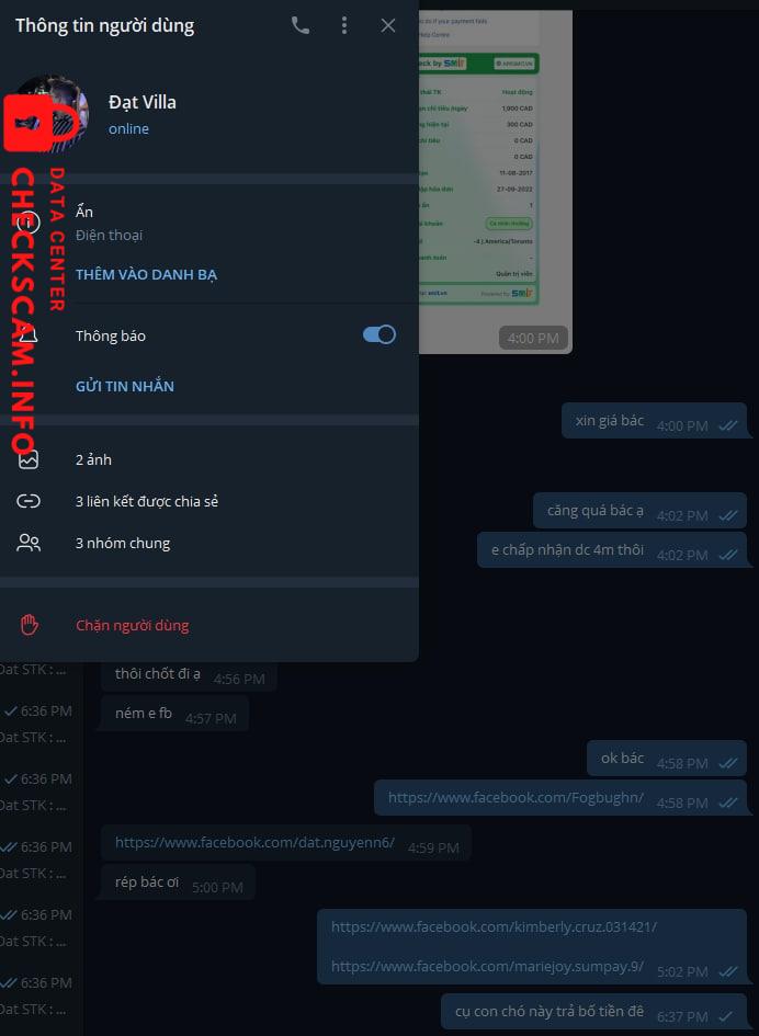 Evidence against NGUYEN VAN DAT