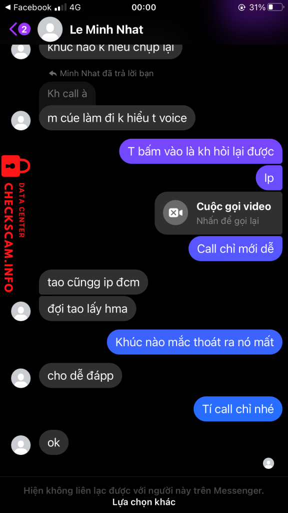 Evidencia contra LE MINH NHAT 