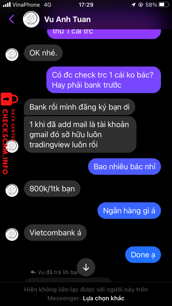 Evidencia contra VU DANG DUNG