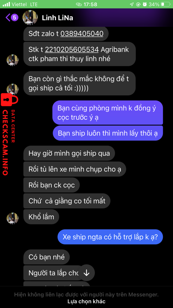 Evidencia contra PHAM THI THUY LINH