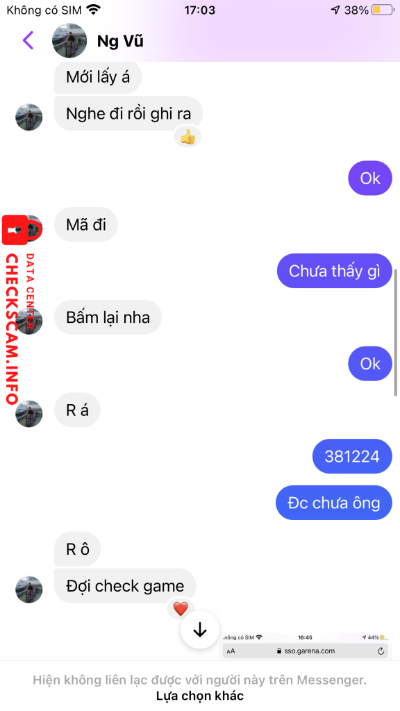 Evidencia contra Nguyễn Thanh Vũ 