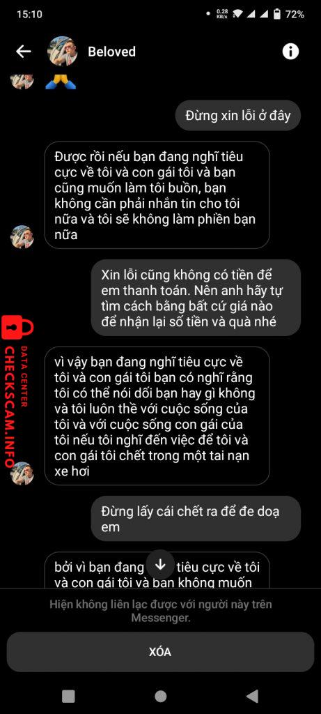 Evidência contra VUONG TRUONG SON