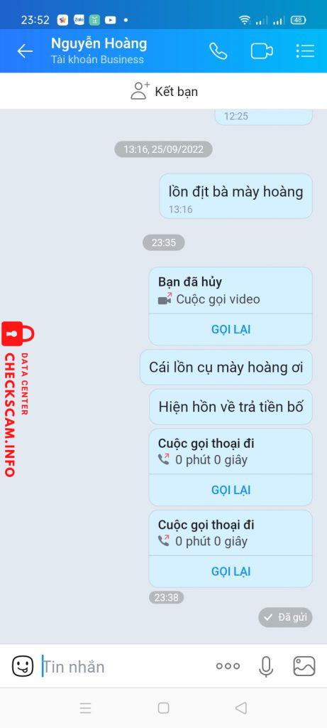 Evidência contra NGUYEN VAN SON CA