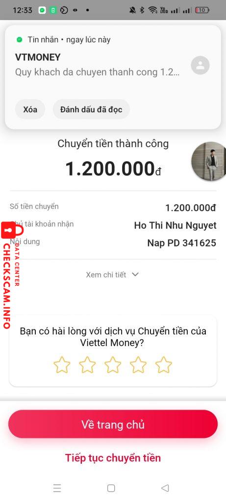 Evidência contra Hồ thị Như Nguyệt