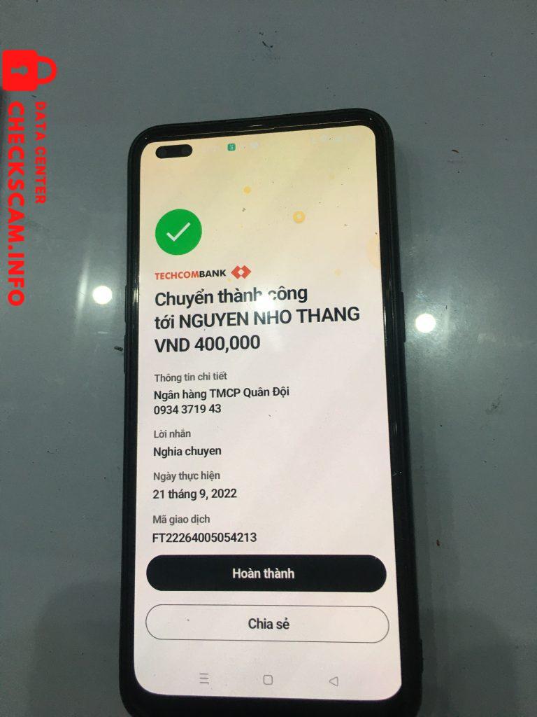 Evidência contra Nguyễn nho long