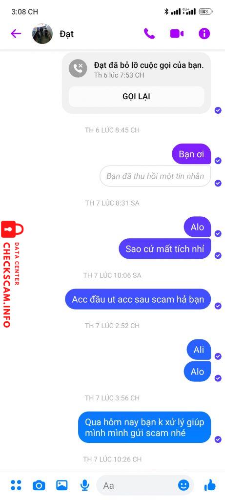Evidência contra TRAN THANH DAT