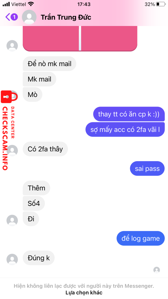 Evidence against Trần Trung Đức