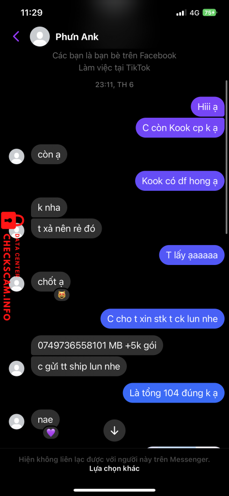 Evidence against LE PHUONG ANH