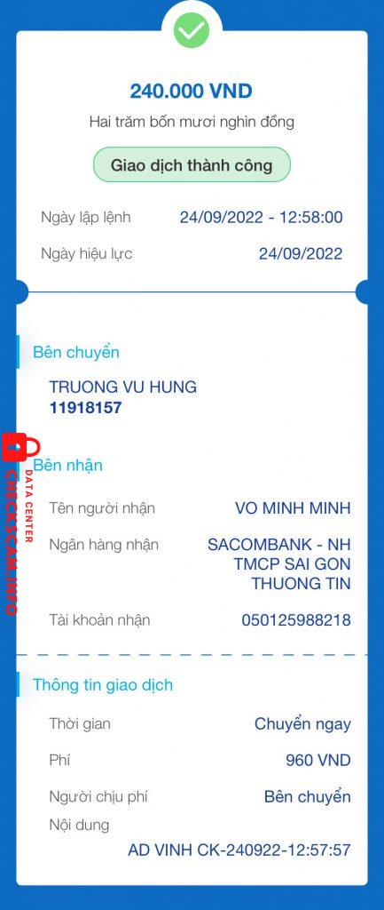 Ebidensya laban sa VO MINH MINH