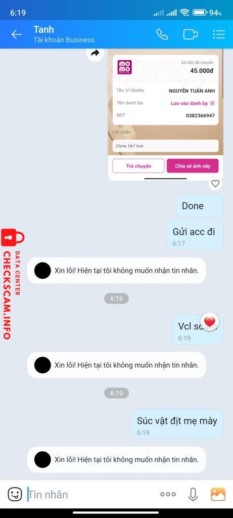Ebidensya laban sa Nguyễn Tuấn Anh