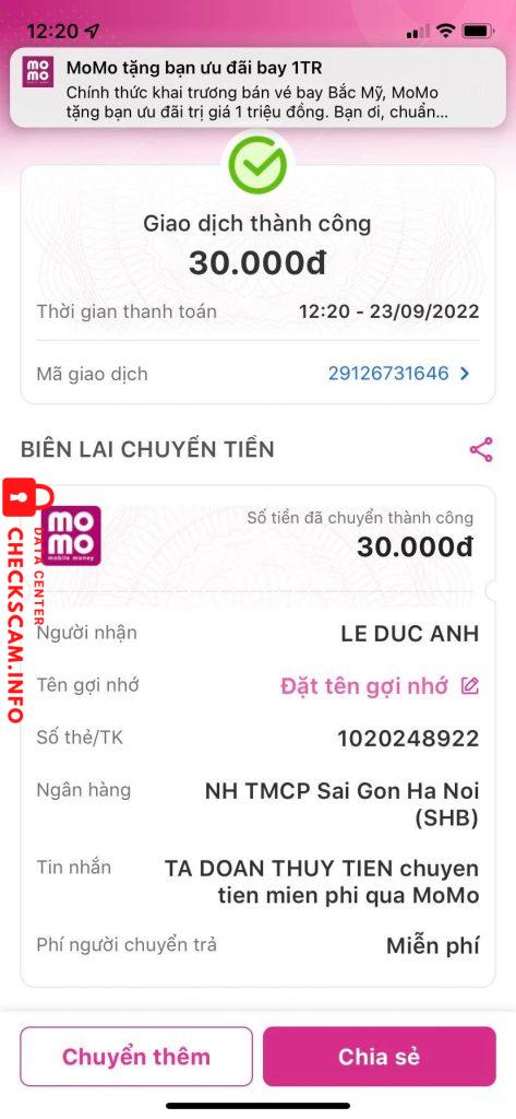 Evidence against Lê Đức Anh