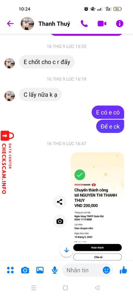 针对的证据 Nguyen thi thanh thuy