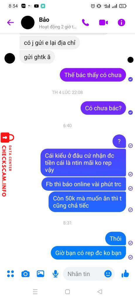 针对的证据 Nguyễn Hoài Bảo