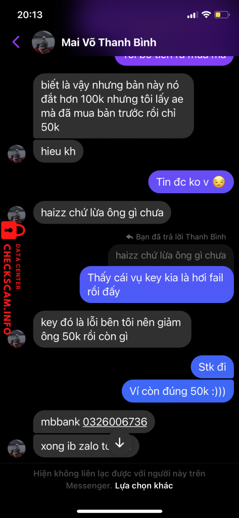 Ebidensya laban sa Mai võ thanh bình