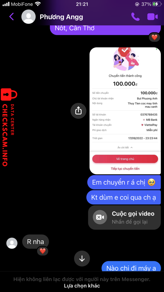 Ebidensya laban sa Bui Phuong Anh
