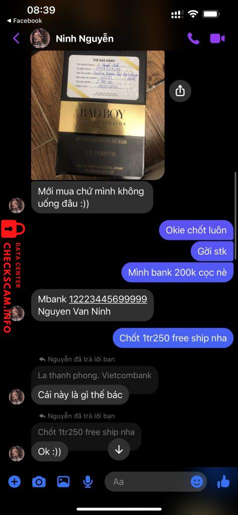 Ebidensya laban sa Nguyễn Văn Ninh