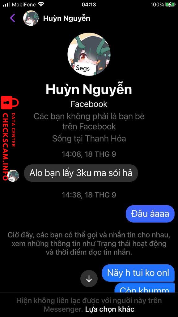Evidence against Huyền Nguyễn