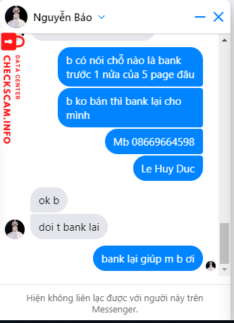 Evidence against Nguyen Hoai Thien Bao