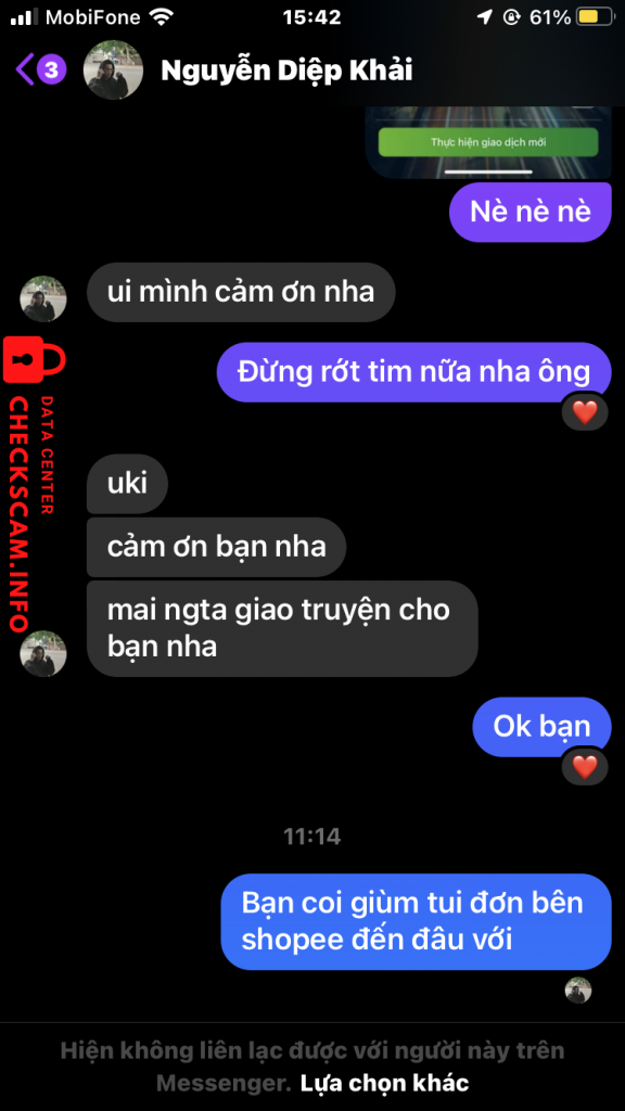 Evidence against HOANG VAN HIEN 