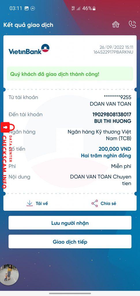 Evidence against Hùng HS tươi sống 